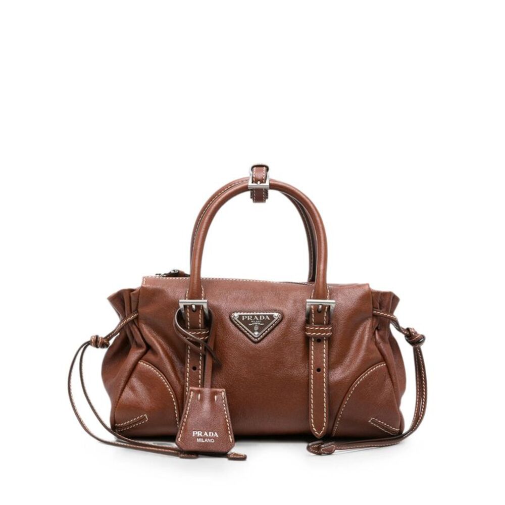 Prada Brown Tote Bags Women - Picture 1 of 5
